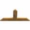 Ekena Millwork Portland Rough Sawn Timber Gable Bracket, Western Red Cedar, 48"W x 24"H x 2"D x 6"F, 12/12 Pitch GBW048X24X0206POR00RWR - alternate 4